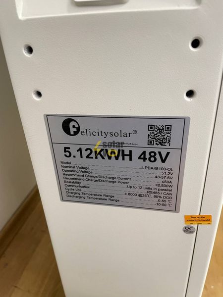 LPBA48100-OL 51.2V 100AH ​​5.12KWH LiFePO4 5.1 кВт LPBA48100-OL фото