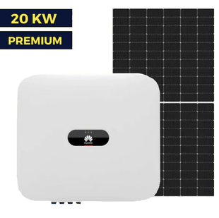 Мережа сонячна станція на 20 кВт Premium | Huawei 20 kw | Risen 550W 4003 фото