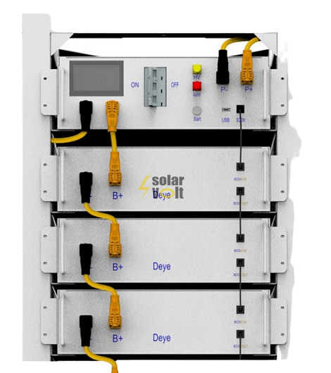 АКУМУЛЯТОРНА БАТАРЕЯ BOS-GM5.1 DEYE (HIGH-VOLTAGE LIFEPO4 51,2V 100AH 5,12KWH) BOS-GM5.1 фото