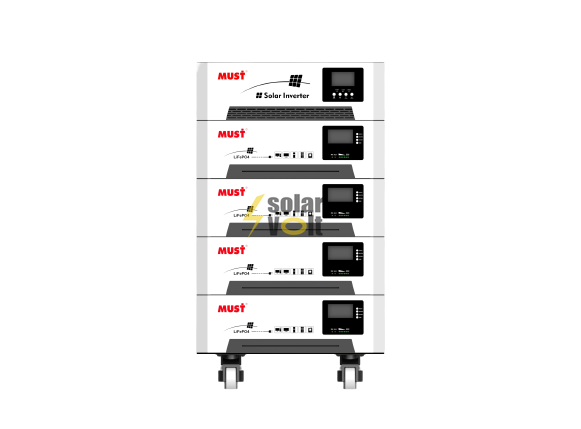 СИСТЕМА ЗБЕРІГАННЯ ЕНЕРГІЇ HBP18-52484 PRO MUST (51,2V 100A 5,2KW 400AH 20,48KWH) HBP18-52484 фото