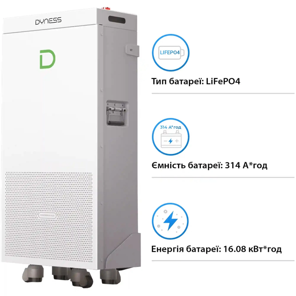 Аккумуляторный модуль Dyness PowerBrick Plus 51.2V 314Ah 16.07kWh (PowerBrickPlus) dyness-powerbrick-plus фото